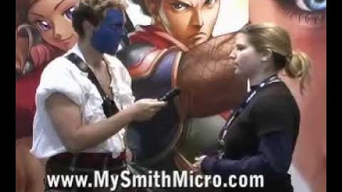 Nathan Turner Interviewed Sarina DuPont From SmithMicro Software at the Comic-Con 2008