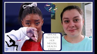 SIMONE BILES PUTTING HER MENTAL HEALTH FIRST LIKE A CHAMP!!(Mental Health IS Physical Health)