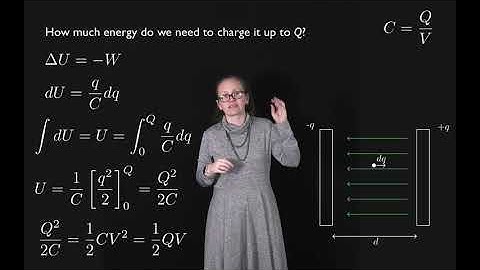 Energy of a capacitor