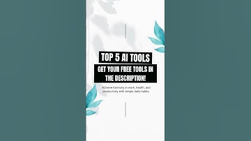 🚀 Top 5 AI Tools You Must Try in 2025 | Free Guide Inside