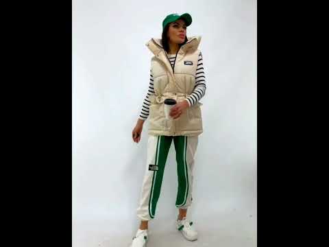 Жіноча жилетка з плащової тканини, відео 1