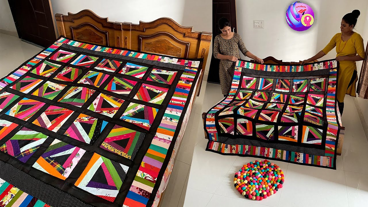 How to make bedsheet Old clothe reused idea bedsheet YouTube