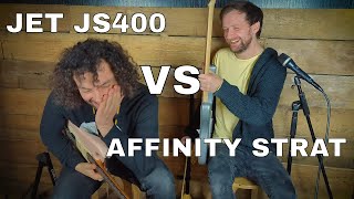 Squier Affinity Strat VS Jet JS400