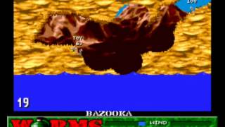 Worms - Worms (Sega Genesis) Single Party HD - User video