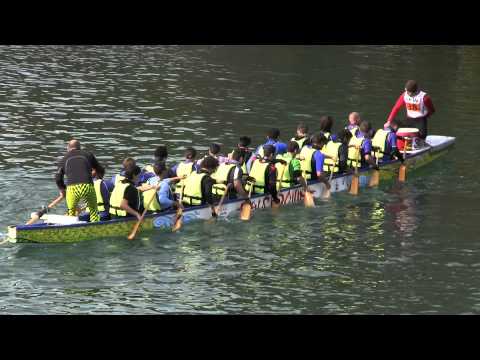 BKW Armadacup Bern 2011 Drachenboot Warm Up Calceranica al Lago