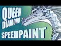 #63 - Queen Diamond | WoF Headshot-A-Day | Speedpaint