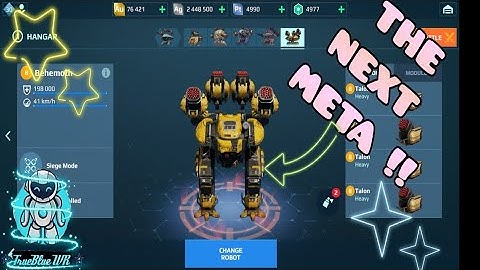 Behemoth Talon Is Going To be Next Meta !! War Robots Test Server Gameplay