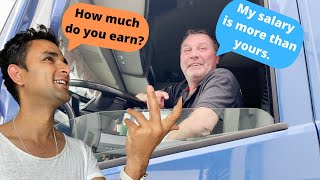 Truck drivers life in Norway | How much do they earn? | Norwegian Trucks from inside