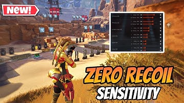 Zero Recoil Trick - No Recoil Sensitivity for Apex Legends Mobile ( Secret Trick)