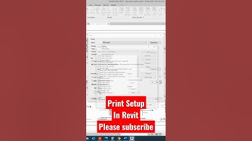 Print Options In Revit
