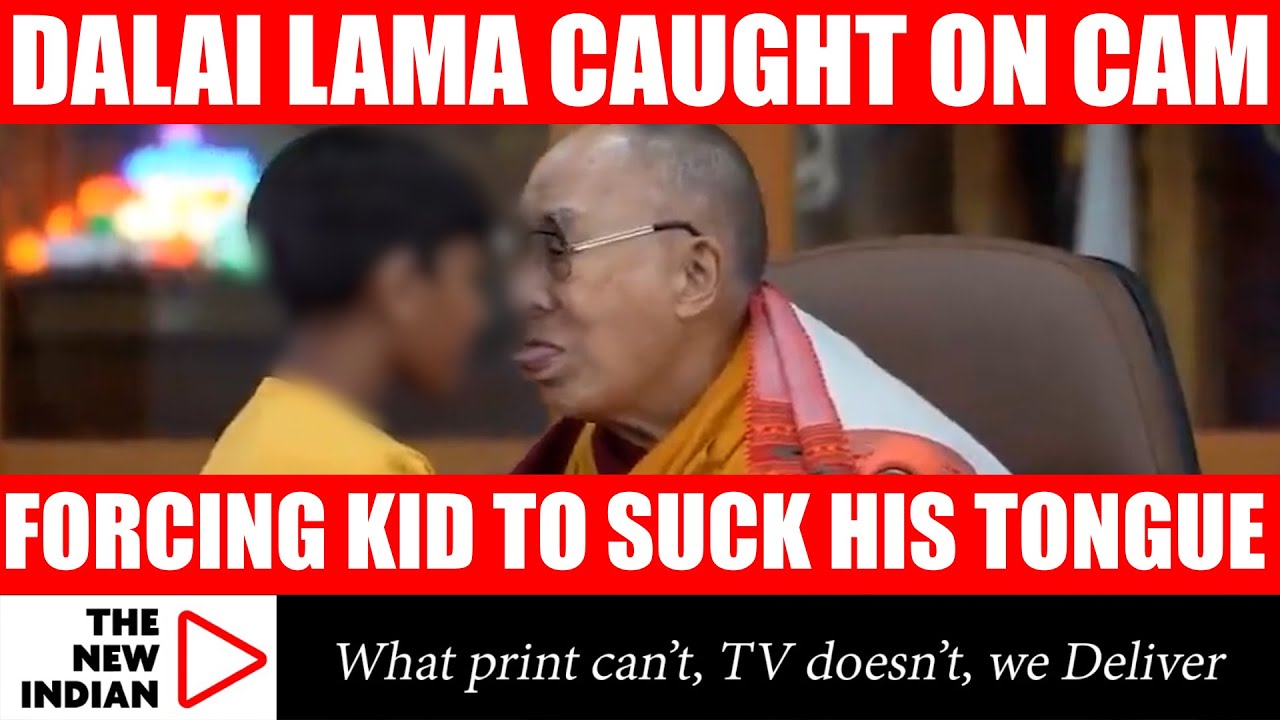 Suck My Tongue: Dalai Lama Lip-Kisses Kid, Sparking Pedophilia Accusations; Forgets Hes Nobel Winner