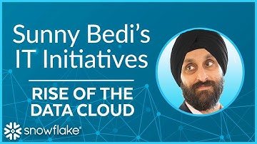 Sunny Bedi And His Most Important IT Initiatives | Rise of The Data Cloud | Part 2 | Snowflake