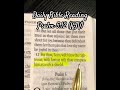 Daily Bible Reading- The Holy Bible- Morning Devotion &amp; Meditation #prayer #bible #faith