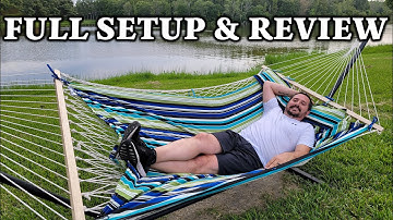 SUNCREAT Hammock Double Hammock with Stand - Review