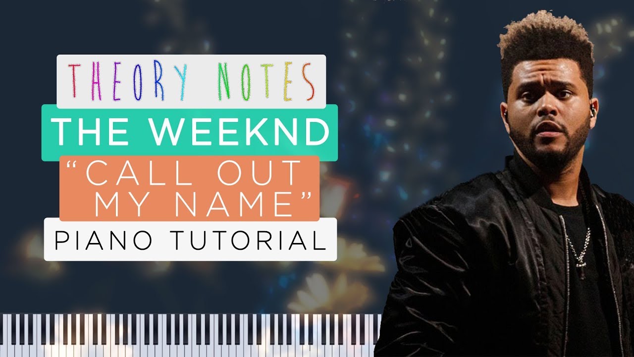 Weeknd Notes How to Play The Weeknd - Call Out My Name | Theory Notes Piano Tutorial ...
