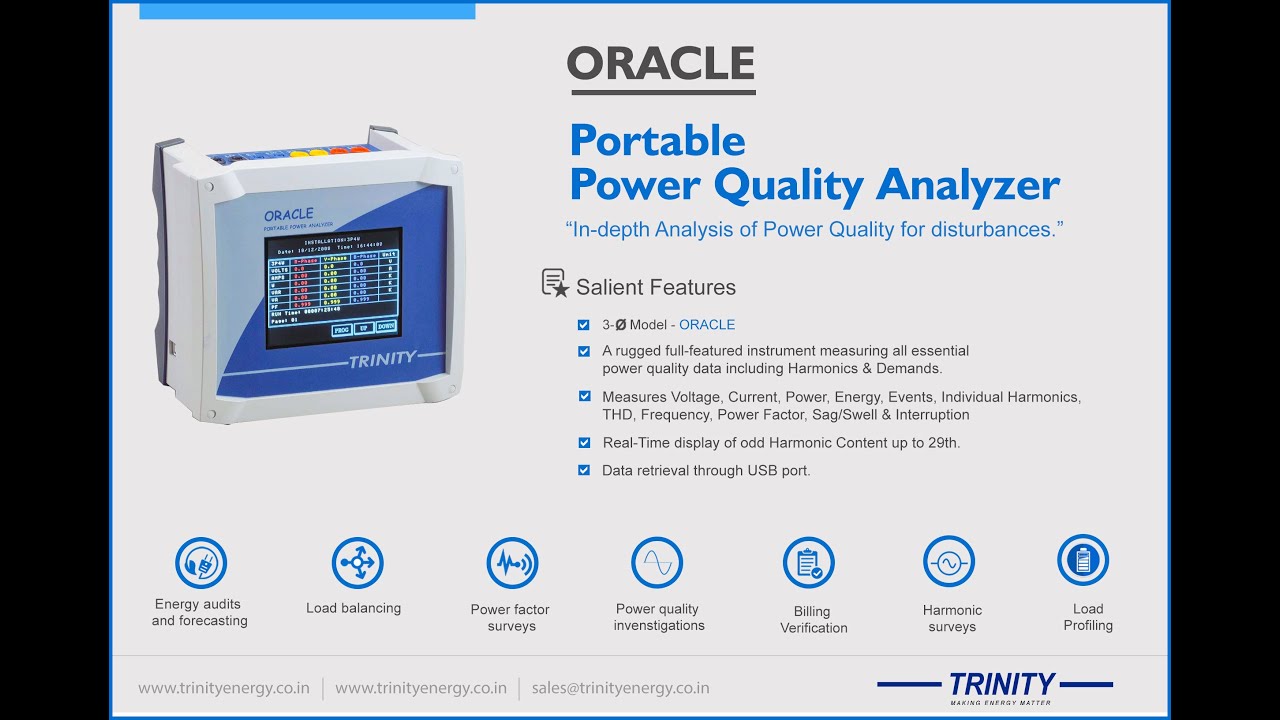 POWER QUALITY ANALYZER - ORACLE
