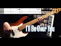 TOTO - I'll Be Over You (Bass Cover with TABS) for 4 strings!!!! // *Get the PDF on Patreon