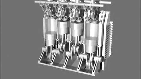 4 Stroke AutoCad Engine