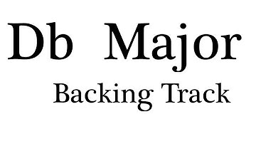 Db Major Backing Track #LBT01Db