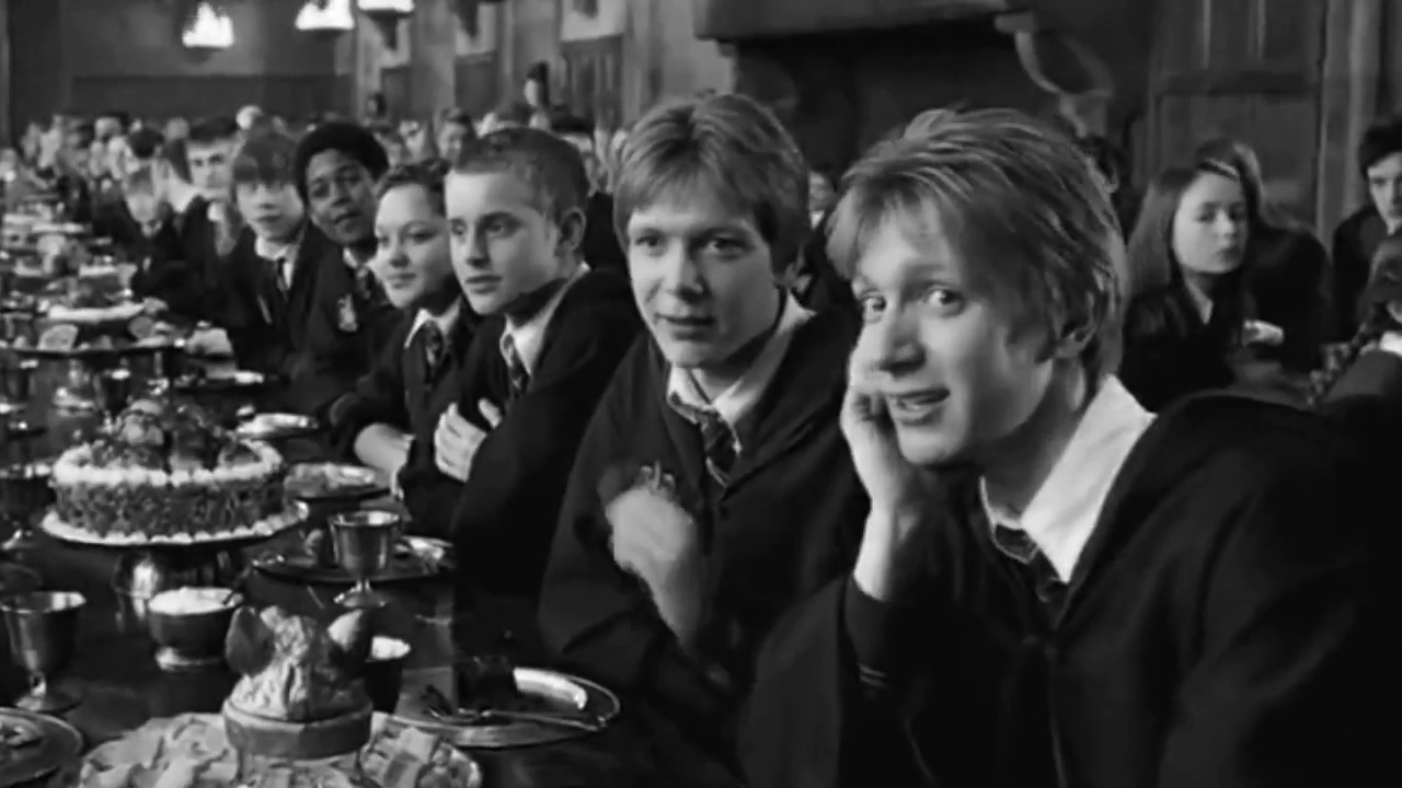 Luna Lovegood & George Weasley - Umbrella