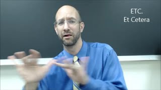 ETC. or Et Cetera | ASL- American Sign Language Information