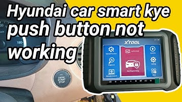 hyundai  vehicle smart key push start button problem.  grand i10  how to repair