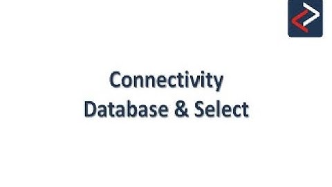 10-02 Database Connectivity of Item Master