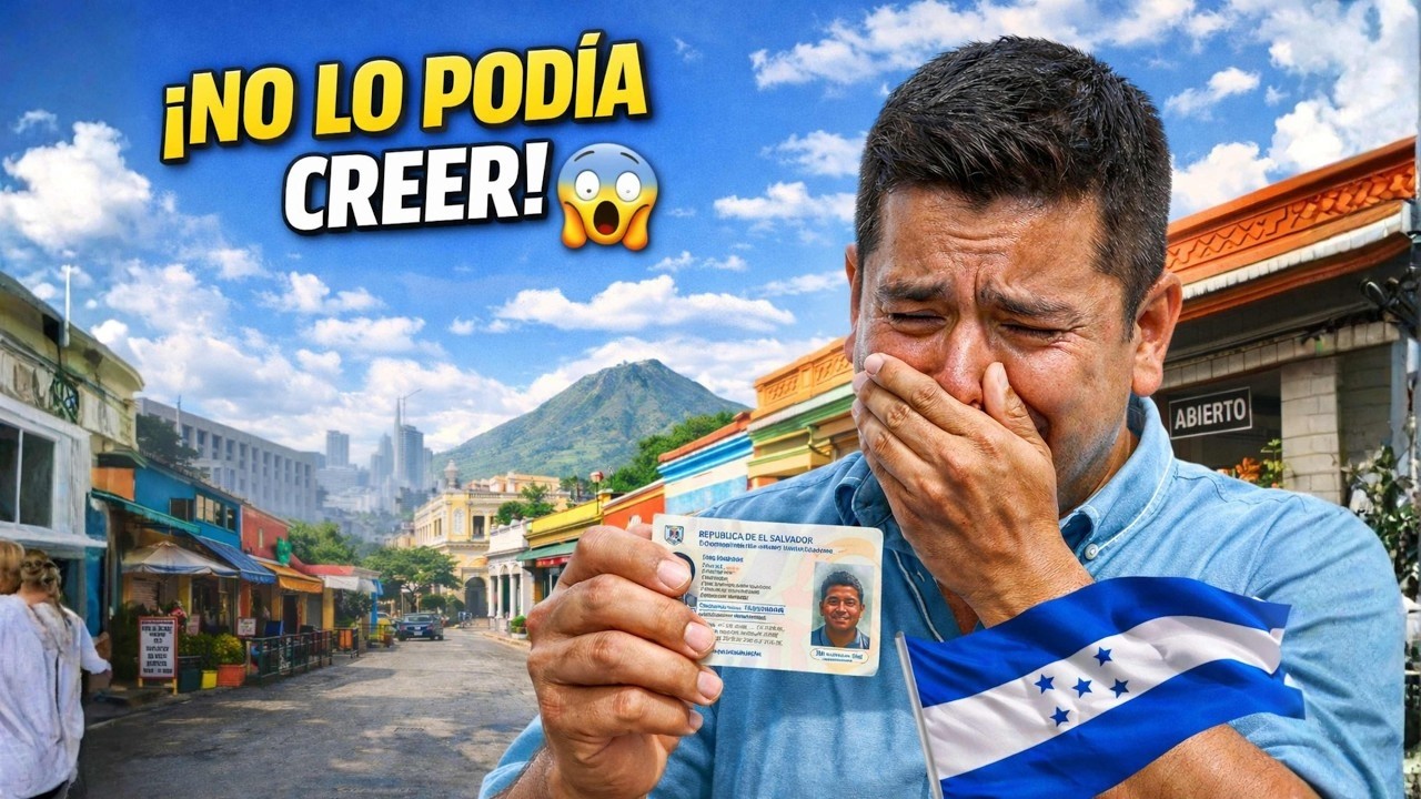 HONDUREÑO ROMPE EN LLANTO AL LOGRAR SU DOCUMENTO EN EL SALVADOR 😭🇸🇻 ¡NO LO PODÍA CREER!