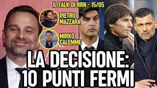 PANCHINA MILAN - LA DECISIONE: 10 PUNTI FERMI | Talk con Pietro Mazzara e Mirko Calemme