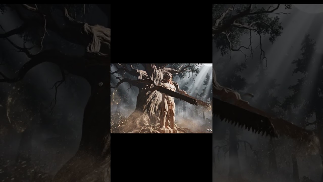 Дерево Создает человека из дерево 