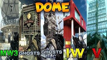 Direct Dome & Radar Map Comparison | Evolution Walkthrough |Call of Duty MW3, Ghosts, IW, & Vanguard