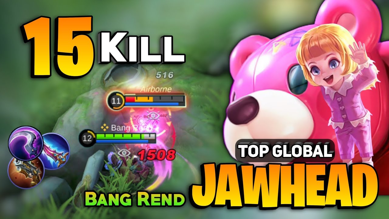 Offlane Jawhead Full Damage Build Top Global Jawhead Best Build Bang Rend Mobile Legends Youtube