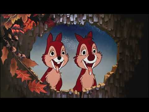 Chip y Dale Volumen 2: Un Problema de Altura DVD Menu 2004 en inglés, español y portugués