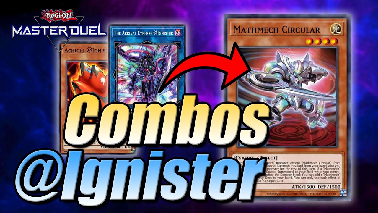 CIRCULAR IS HERE!!! MATHMECH @IGNISTER COMBOS FOR MASTER DUEL! | YU-GI-OH!  Master Duel