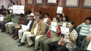 AGRICULTORES RECHAZAN EMBALSE EN QUEBRADA DE AROMA - Iquique TV