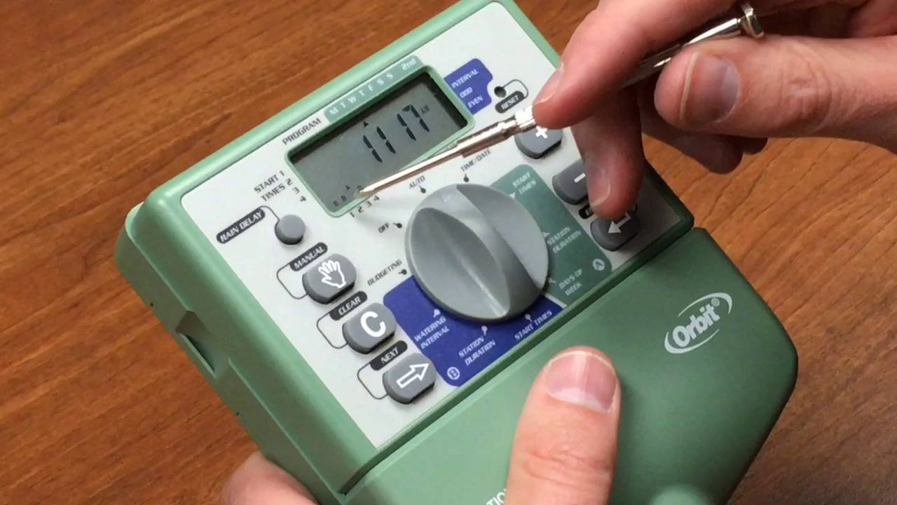 Program an Orbit Dial Star Timer - YouTube