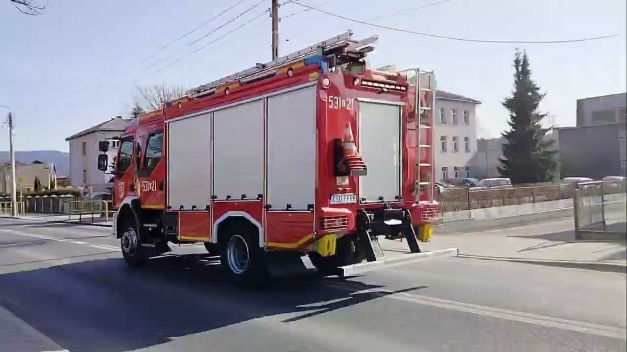[alarmowa sobota] przejazdy OSP oraz jrg do pożarów w powiecie suskim #firefighter #psp #jrg #osp