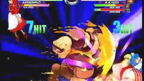 MvC2: Juggernaut 2x Headcrush Combo by Romneto