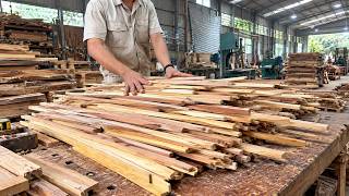 Everyone Thought These Wood Scraps Were Worthles Until Carpenter Turned Them into Luxury Furniture