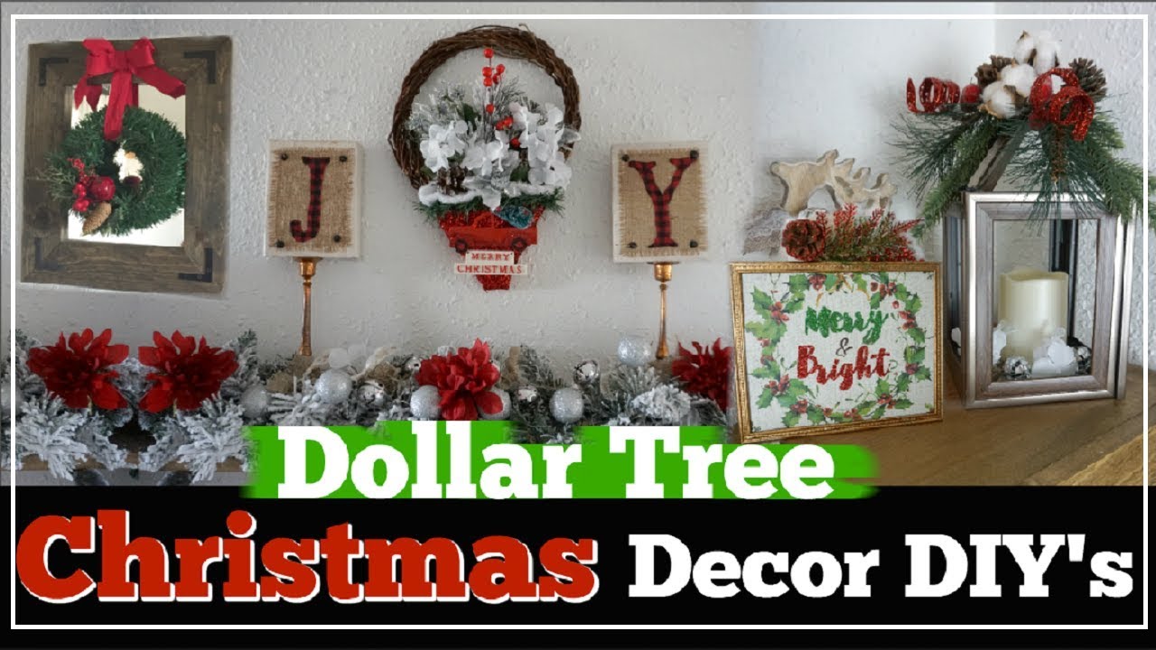 DOLLAR TREE CHRISTMAS DIY'S | EASY CHRISTMAS DECOR IDEAS | Momma From ...