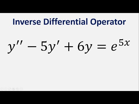 Differential Equation Inverse