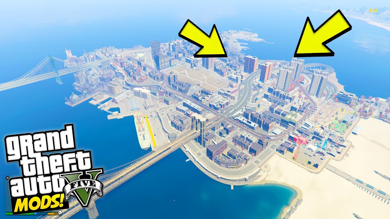 Pre Alpha GTA 5 Liberty City Map GTA 5 Mods YouTube