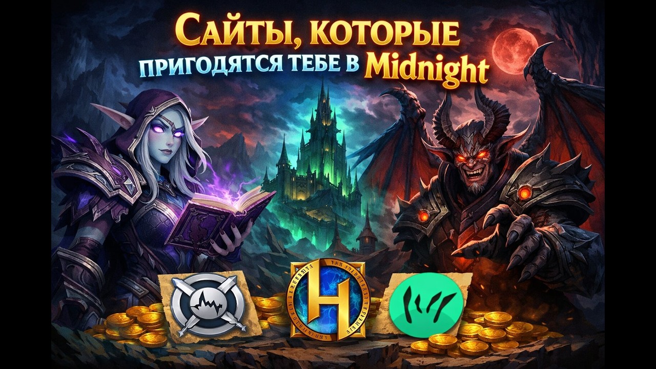 Сайты , которые пригодятся ТЕБЕ | WoW MIDNIGHT