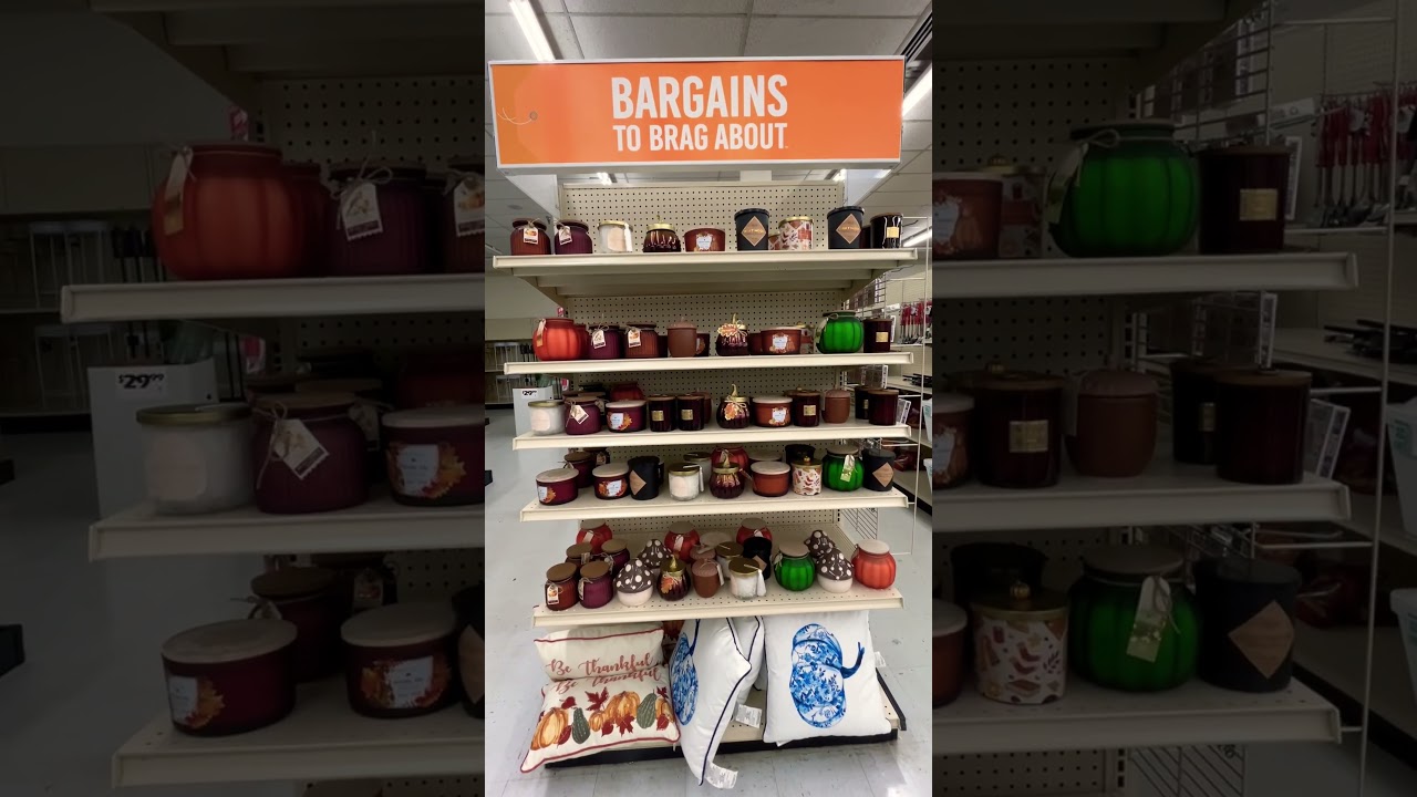 Halloween Hunting /Candles in Big Lots 