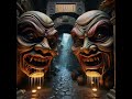 Whispers of the Giant Spirits: Horror Lurking in Ancient Streets 「巨大な怨霊の囁き:恐怖が潜む古代の街」 #ai #aiart