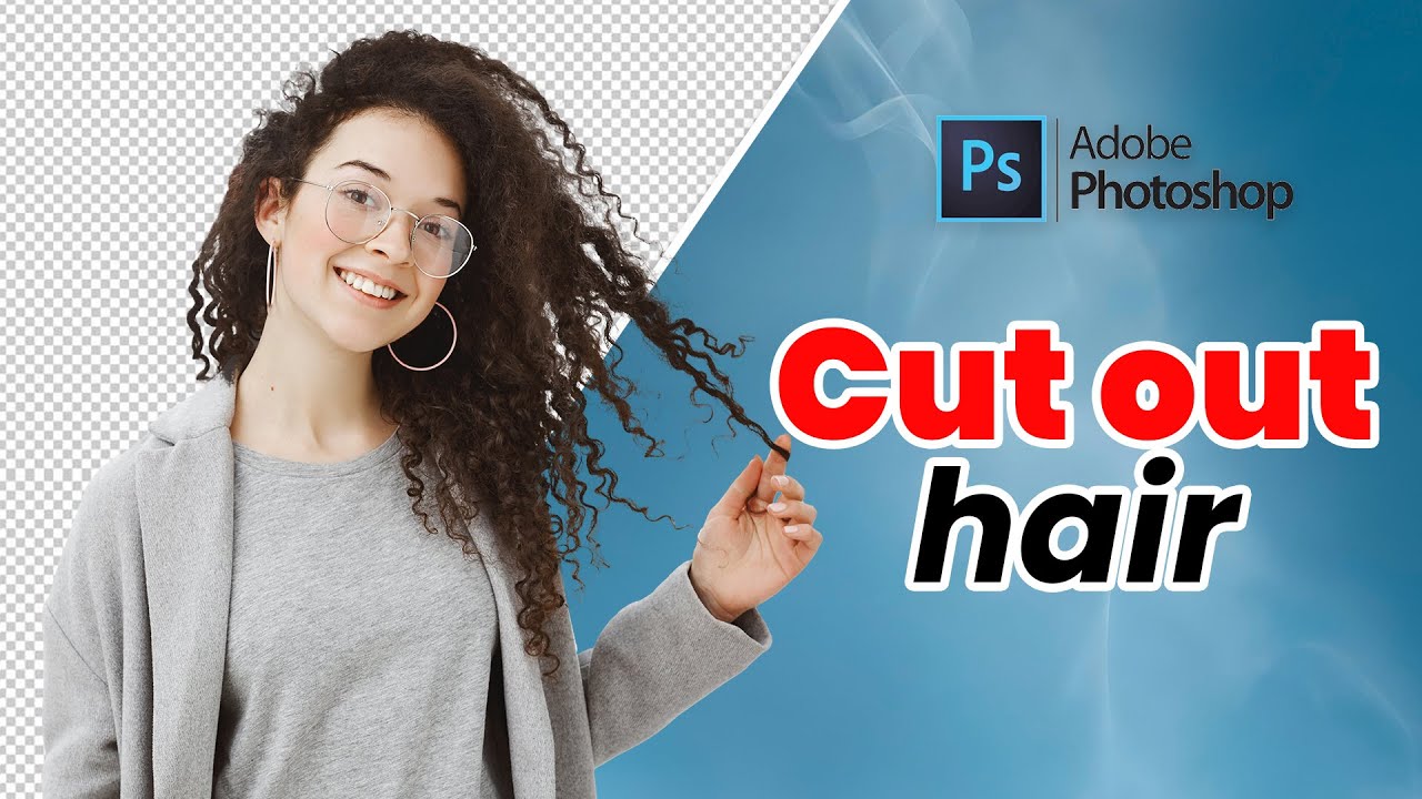 How to Cut Out Hair Perfectly in Adobe Photoshop | Easy Hair Masking Tutorial 