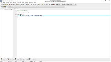 Tutorial menghitung jumlah elemen array C++