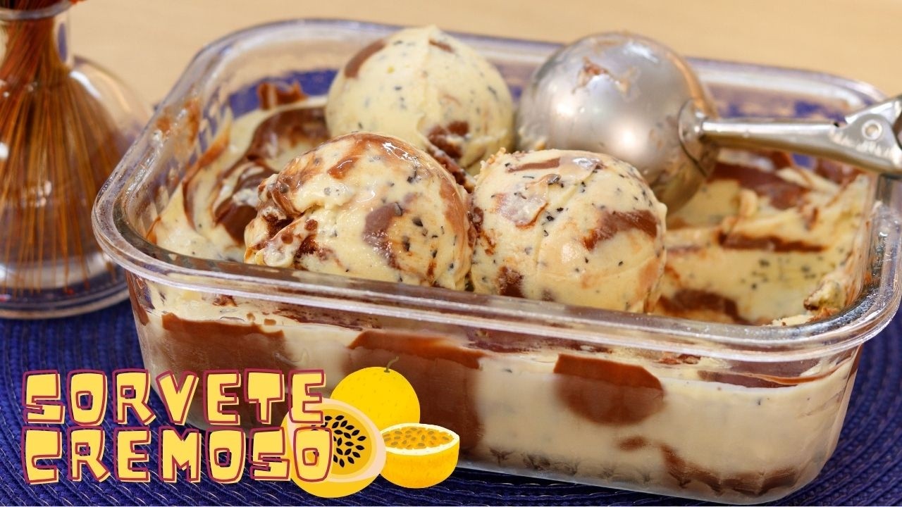 SORVETE DE MARACUJÁ NO LIQUIDIFICADOR - POUCOS INGREDIENTES - DELICIOSO E REFRESCANTE - Dika da Naka