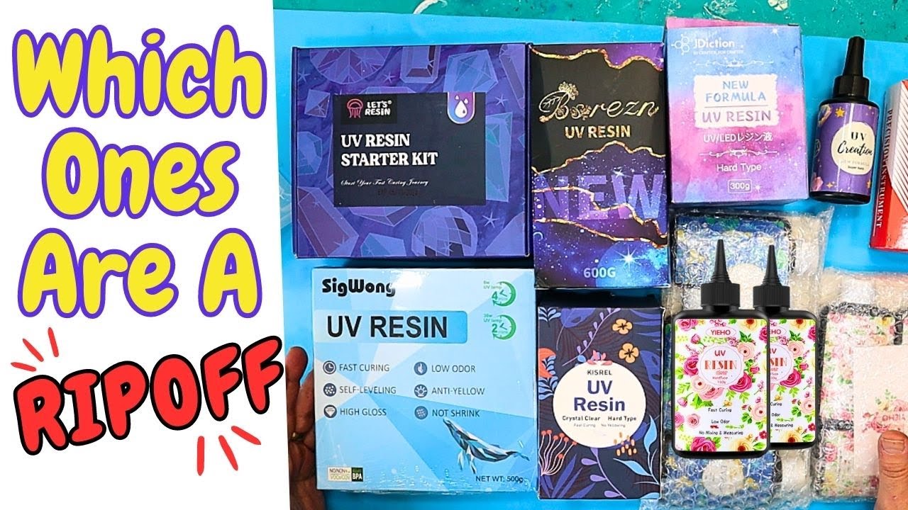 Uv resin from Let's Resin review 💗 // My honest opinion is that it cu