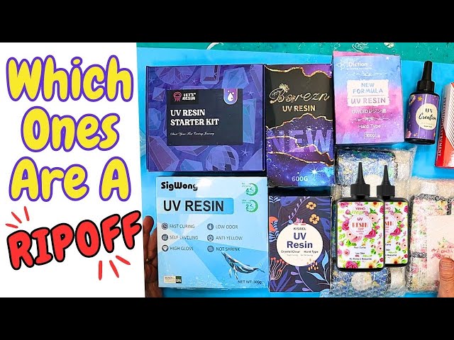 Uv resin from Let's Resin review 💗 // My honest opinion is that it cu
